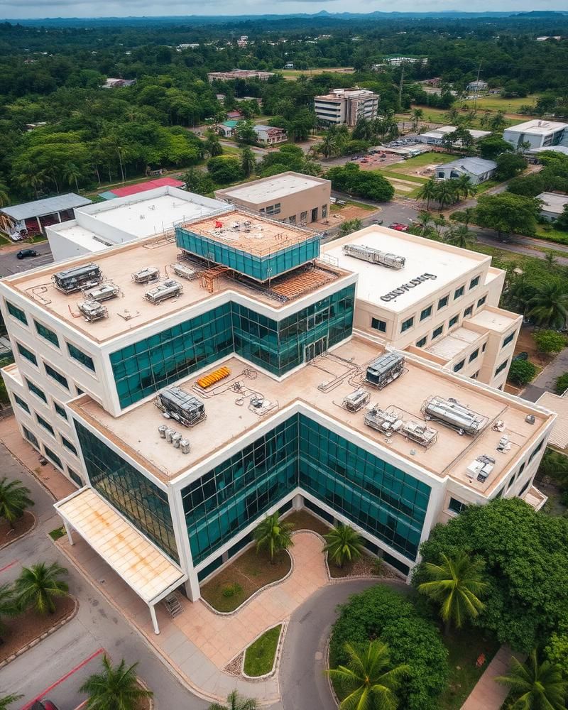 Hospital rehabilitation works in progress