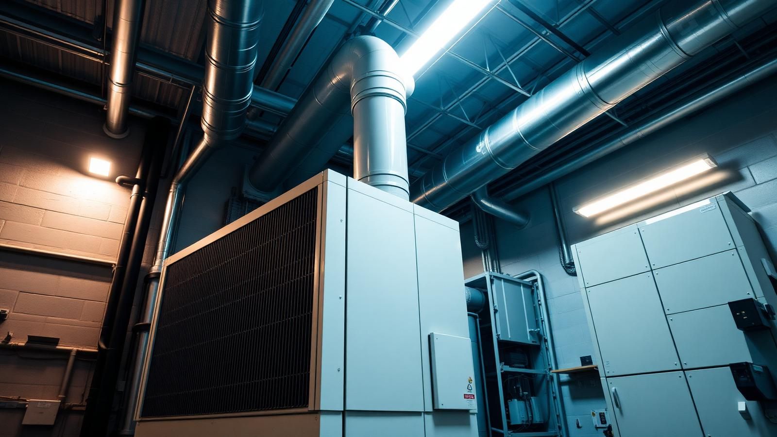 Mechanical and HVAC plant installation